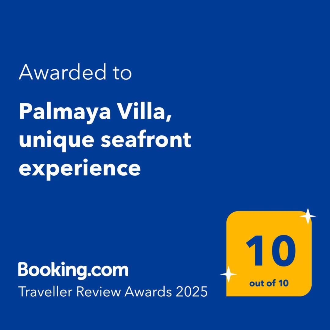 Palmaya Villa, Unique Seafront Experience Vagia  Exterior foto